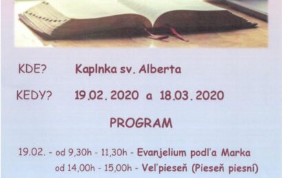 Súvislé čítanie vybraných kníh Svätého písma