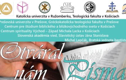 Otváral nám Písma