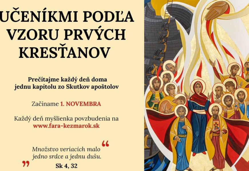 Učeníkmi podľa vzoru prvých kresťanov Učeníkmi podľa vzoru prvých kresťanov