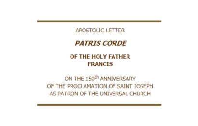 Apoštolský list Svätého Otca Františka Patris corde