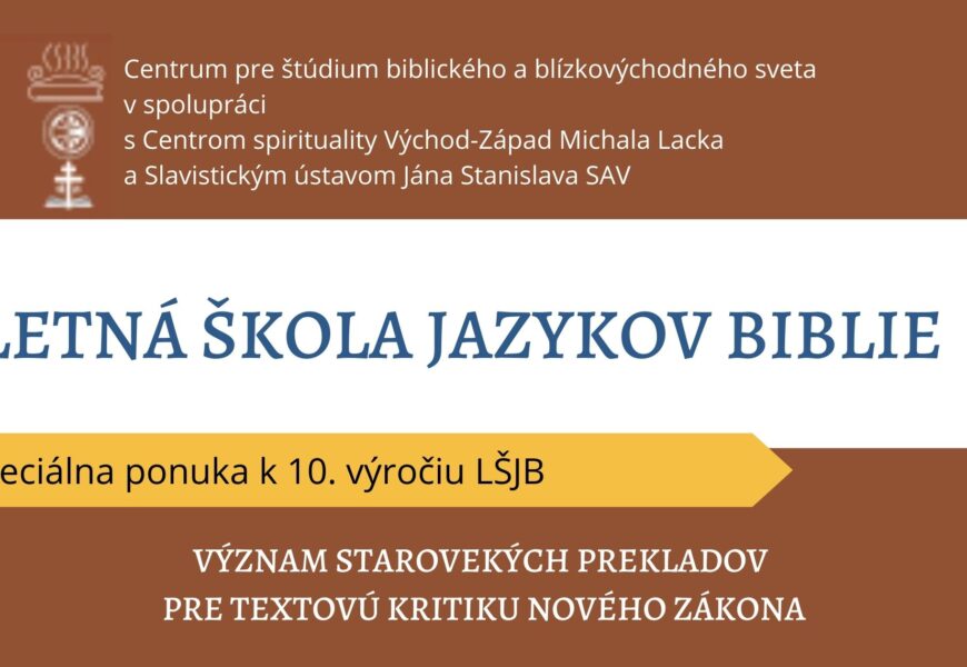 Letná škola jazykov Biblie