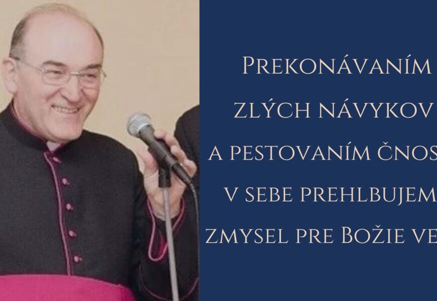 Príhovor Mons. Antona Tyrola na apríl
