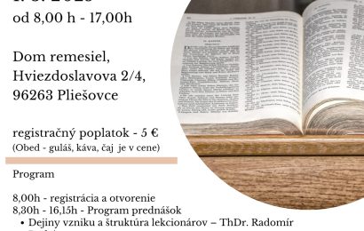 Kurz lektorov I. Sása